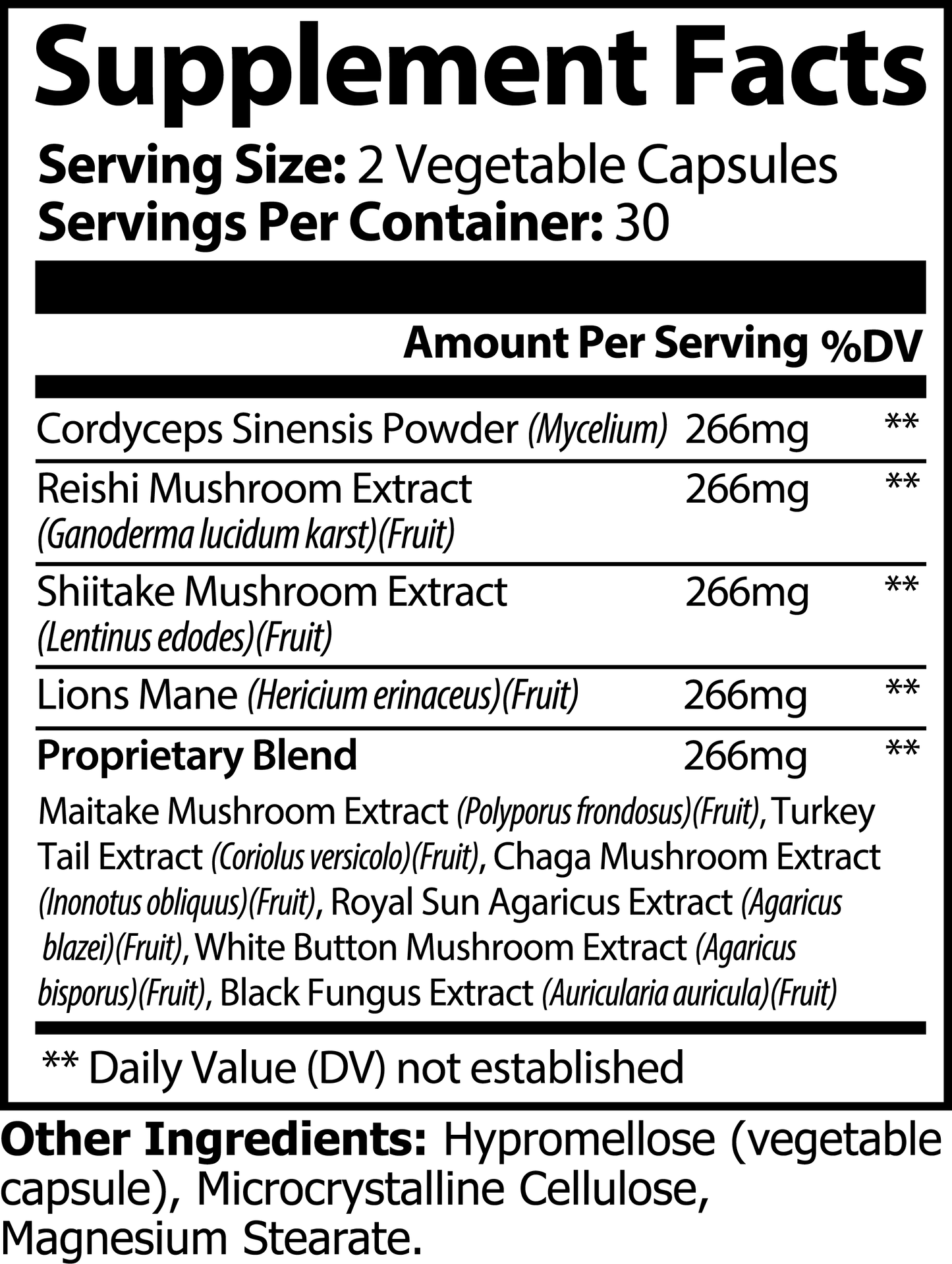 Mushroom Complex 10X Alchemy